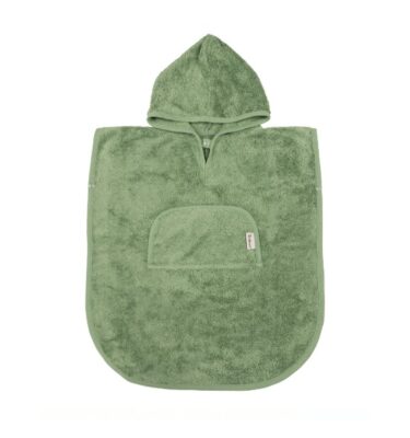 Poncho Feather Aloe green