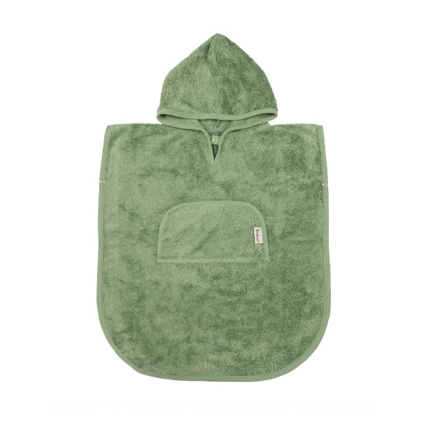 Poncho Feather Aloe green