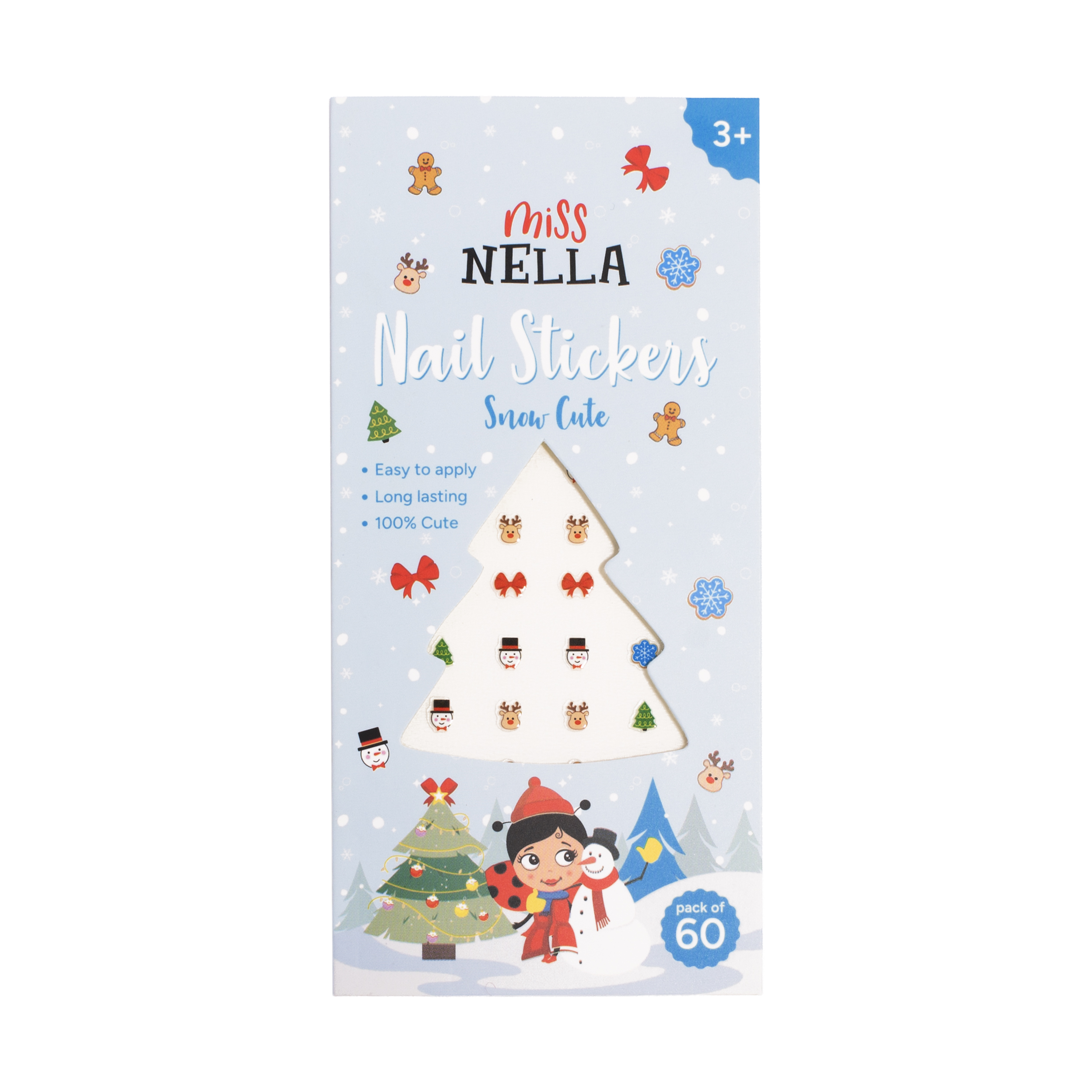 STICKERS PARA UÑAS - SNOW CUTE