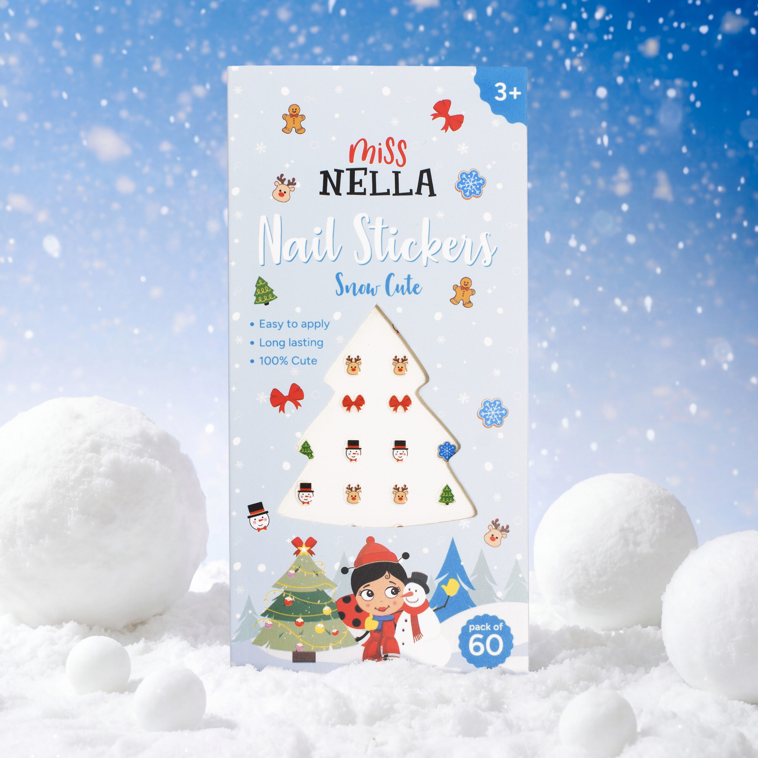 STICKERS PARA UÑAS - SNOW CUTE - Imagen 4