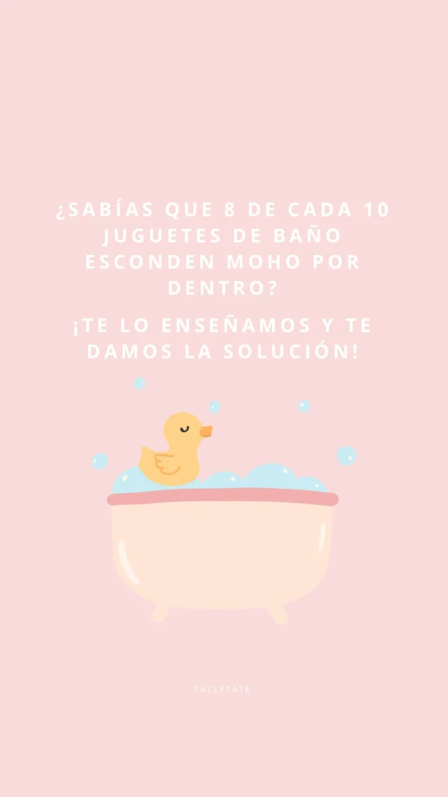 🧽🛁 ¿Sabías que más del 80% de los juguetes de baño tradicionales acumulan moho en su interior?
El agua estancada, la humedad y el plástico cerrado crean el ambiente perfecto para bacterias, hongos… ¡y sí, moho! 😱

👶 Pero no te preocupes, hay una solución sencilla y segura:
Los juguetes de baño de @playandstore 
✨ Se abren fácilmente para limpiar, secar y mantener siempre higiénicos.
🌧️ Tienen efecto lluvia que estimula los sentidos de tu peque.
🔢 ¡Y números en la base para aprender mientras juegan!

🧺 Disponibles en dos packs diferentes 

#tallytate #playandstore #juguetes #juguetesparaniños #juguetesdidácticos #juguetesparaniñas #juguetesparabebes #juguetesseguros #jugueteseguro #seguridadinfantil #seguros #juguetesbaño #juguetesagua #maternidad #paternidad #sinmoho #moho #bebesfelices #pediatra